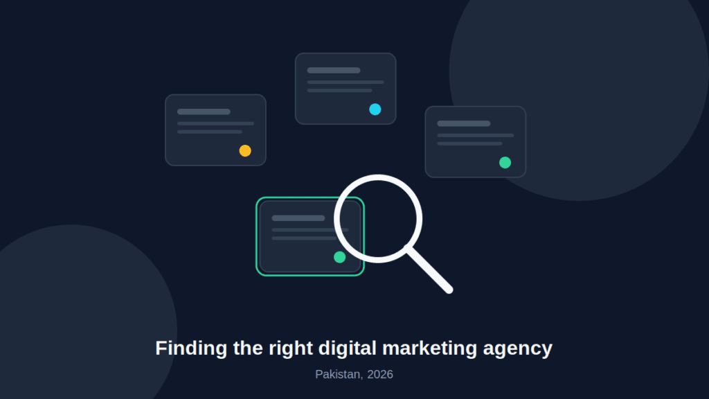 digital marketing agency in Pakistan selection guide